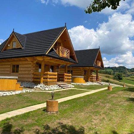Domki Gorce Klikuszowa Sauna Jacuzzi Exterior photo